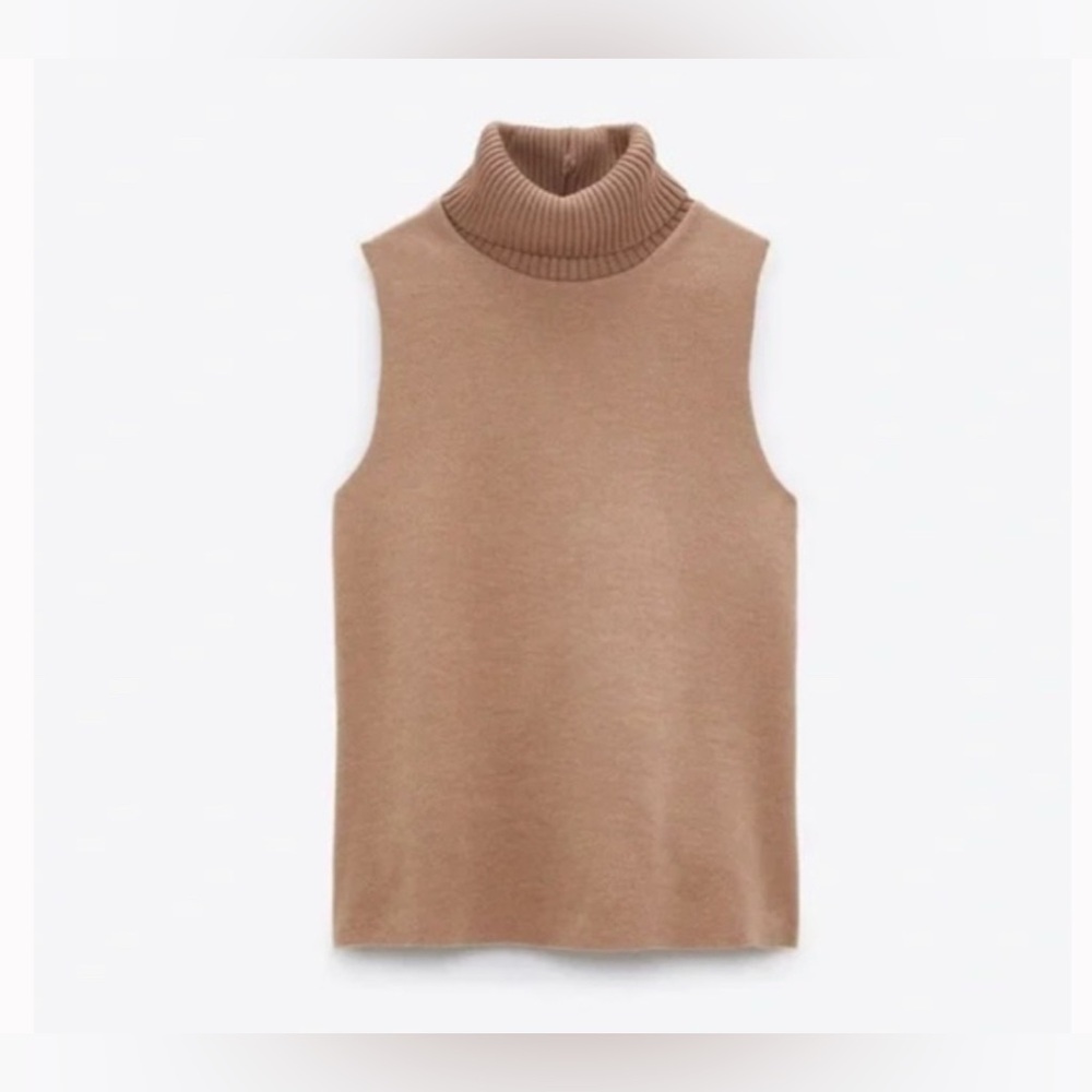 Turtleneck vest Zara